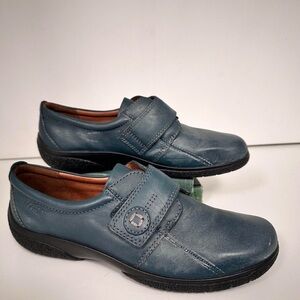 Women’s Hotter Comfort Concept Leather Loafers – Teal Blue UK 6 / US 8